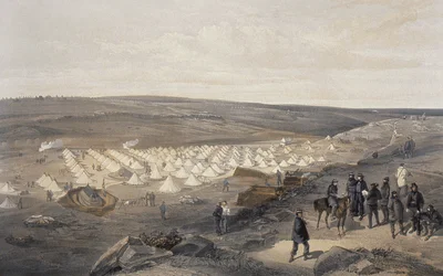 Lager der Marinebrigade vor Sebastopol, 1855